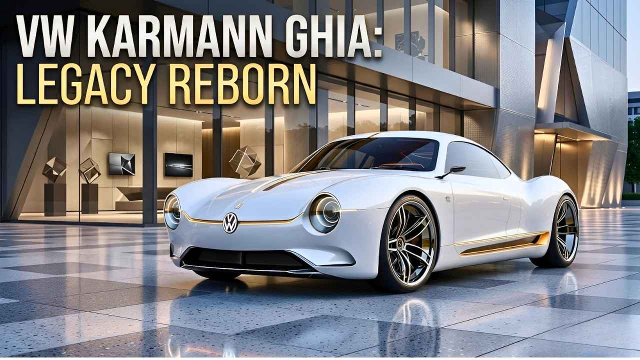 2026 Volkswagen Karmann Ghia Concept: Diseño Clásico con Estilo Moderno y Futurista
